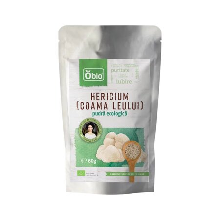 Pudra ecologica Hericium, 60 g, Obio