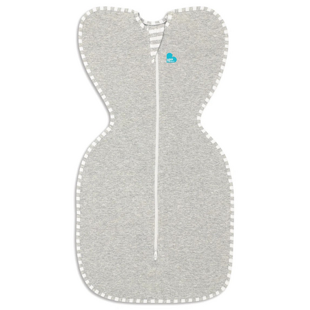 Sac de dormit pentru infasat nou-nascut Swaddle Up, Gri, Love to Dream