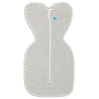 Sac de dormit pentru infasat nou-nascut Swaddle Up, Gri, Love to Dream