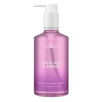 Sapun lichid de maini si corp, Wild Iris & Amber, 300 ml, Scottish Fine Soaps