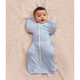 Sac de dormit pentru infasat bebelusi Swaddle Up, Blue, Love to Dream 789962