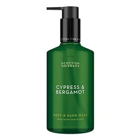 Sapun lichid de maini si corp, Cypress & Bergamot, 300 ml, Scottish Fine Soaps
