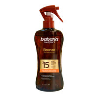 Ulei fotoprotector cu accelerator de bronzare SPF 15, 300 ml, Babaria