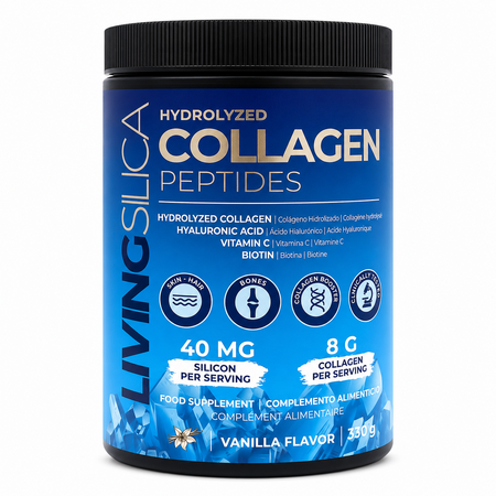 Peptide de colagen hidrolizat cu siliciu, 330 g, Living Silica