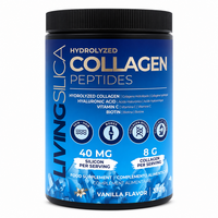 Peptide de colagen hidrolizat cu siliciu, 330 g, Living Silica