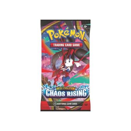 Set cartonase TSG Mega Evolution, Chaos Rising Booster, 6 ani+, Pokemon 791491