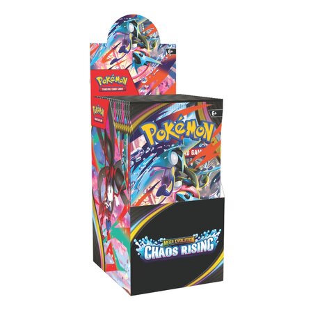 Set cartonase TSG Mega Evolution, Chaos Rising Booster, 6 ani+, Pokemon 791494