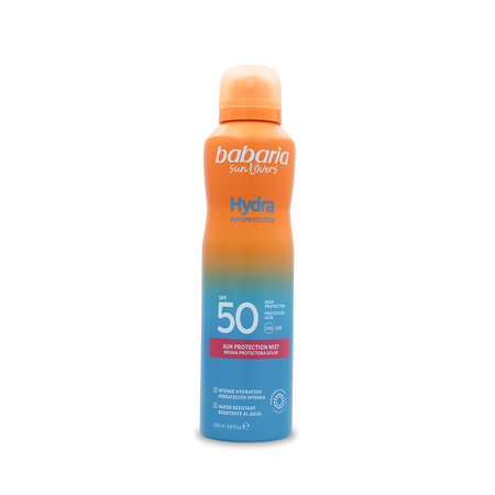 Spray tip mist cu SPF 50+ Hydra Aloe, 200 ml, Babaria