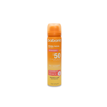 Spray pentru fata cu SPF 50, 75 ml, Babaria