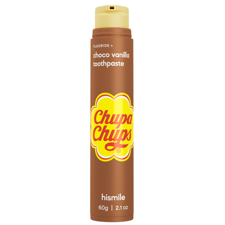 Pasta de dinti cu fluor, Chupa Chups, Choco Vanilla, 60 g, Hismile