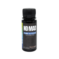 Pre-workout fara cafeina No Mad Pump & Focus Shot, Cola-Lemon, 60 ml, Pharma Grade