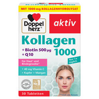 Kollagen 1000 + Coenzima Q10 Aktiv, 30 comprimate, Doppelherz