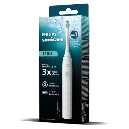 Periuta de dinti electrica Philips Sonicare 1100, Alb, HX3901/01, 1 buc, Philips 791708