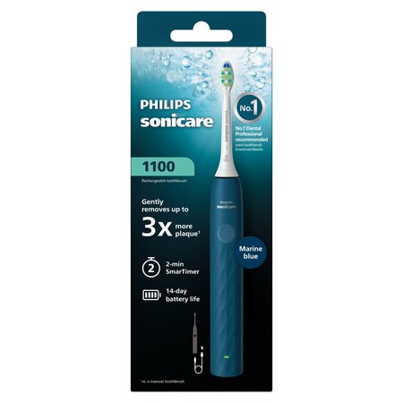 Periuta de dinti electrica Philips Sonicare 1100, Albastru, HX3901/03