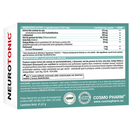 Neurotonic, 30 capsule, Cosmopharm 791889