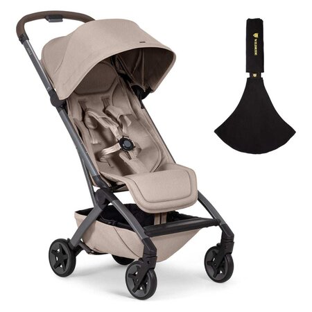 Pachet carucior pentru copii, Joolz Aer2 Sandy Taupe + Marsupiu pentru toddler, Wildride
