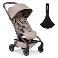 Pachet carucior pentru copii, Joolz Aer2 Sandy Taupe + Marsupiu pentru toddler, Wildride