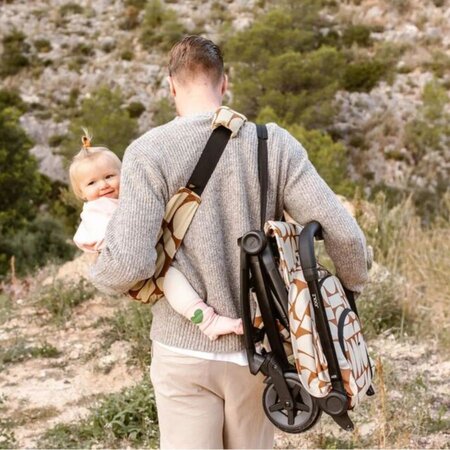 Pachet carucior pentru copii, Joolz Aer2 + Marsupiu pentru toddler, Wildride + Paturica pentru picnic, Boho 792161