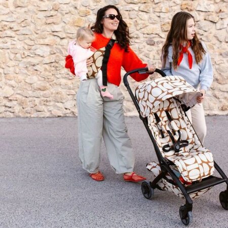 Pachet carucior pentru copii, Joolz Aer2 + Marsupiu pentru toddler, Wildride + Paturica pentru picnic, Boho 792169