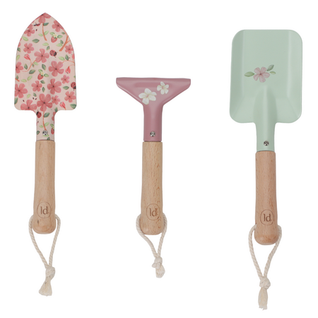 Set de joaca pentru gradinarit, Fairy Garden, 4 ani+, 10 piese, Little Dutch 792234