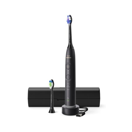 Periuta de dinti electrica plus toc Philips Sonicare 6500, Negru, HX7411/09, Philips 792249