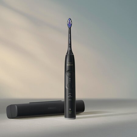 Periuta de dinti electrica plus toc Philips Sonicare 6500, Negru, HX7411/09, Philips 792251