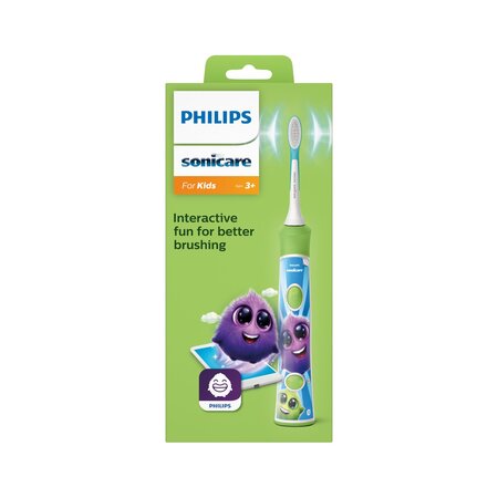 Periuta de dinti electrica pentru copii Philips Sonicare, Verde, HX6352/11, Philips 792638