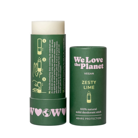 Deodorant natural stick Zesty Lime, 40 g, We Love The Planet 792789