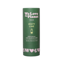 Deodorant natural stick Zesty Lime, 40 g, We Love The Planet