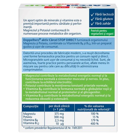 Carcel Stop Direct Aktiv, Portocale, 20 plicuri, Doppelherz 792813