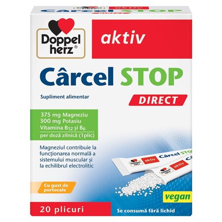 Carcel Stop Direct Aktiv, Portocale, 20 plicuri, Doppelherz