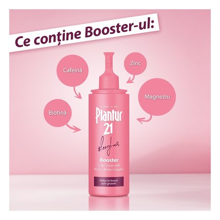 Ser cu cafeina pentru cresterea parului Plantur 21 Booster, 125 ml, Dr Wolff 792877