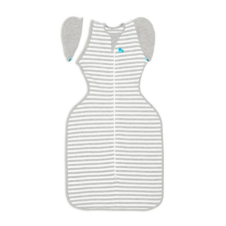 Sac de dormit Swaddle Up, L, 8.5-11 kg, Alb si Gri, Love to Dream