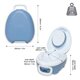 Olita portabila cu capac, Blue Pastel, My Carry Potty 793161