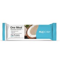 Baton inlocuitor de masa pentru controlul greutatii One Meal, Coconut Crunch, 60 g, Nupo