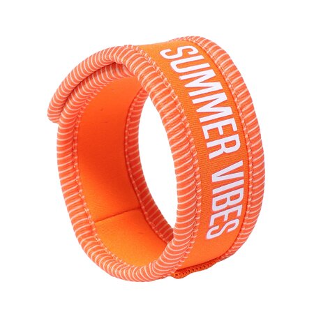 Bratara pentru adulti impotriva tantarilor Summer Vibes, Orange, Parakito 793297