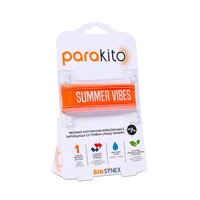Bratara pentru adulti impotriva tantarilor Summer Vibes, Orange, Parakito