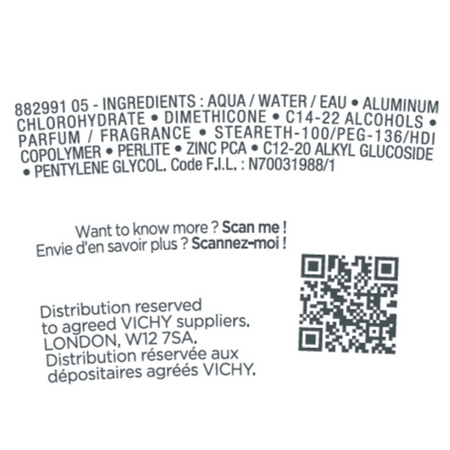 Pachet Deodorant roll-on antiperspirant Clinical Control 96H, 2 x 50 ml, Vichy 793374
