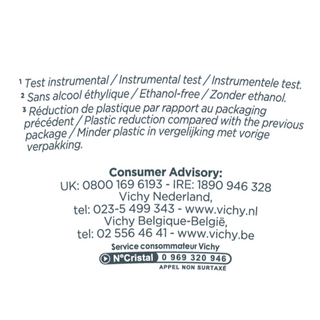 Pachet Deodorant roll-on antiperspirant pentru barbati Control Extrem 72H, 2 x 50 ml, Vichy 793468