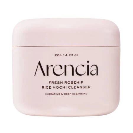 Balsam de curatare calmant cu macese Fresh Rosehip Rice Mochi Cleanser, 120 g, Arencia