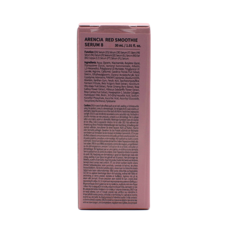 Serum anti-aging cu niacinamide 8% si colagen, Fresh Red Smoothie 8, 30 ml, Arencia 793670