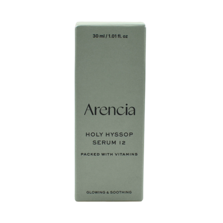 Serum pentru stralucire cu 8% niacinamide Holy Hyssop 12, 30 ml, Arencia 793725