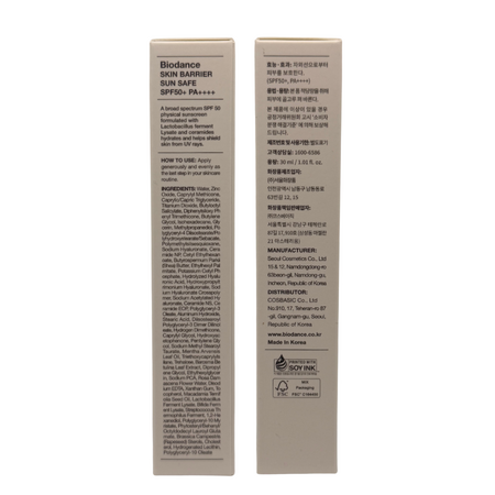 Crema de fata hidratanta cu SPF50+ PA++++ Skin Barrier Sun Safe, 30 ml, Biodance 793799