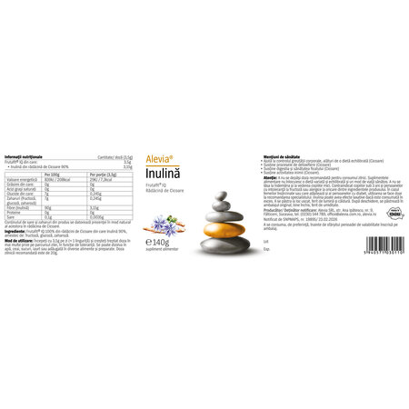 Inulina, 140 g, Alevia 794052
