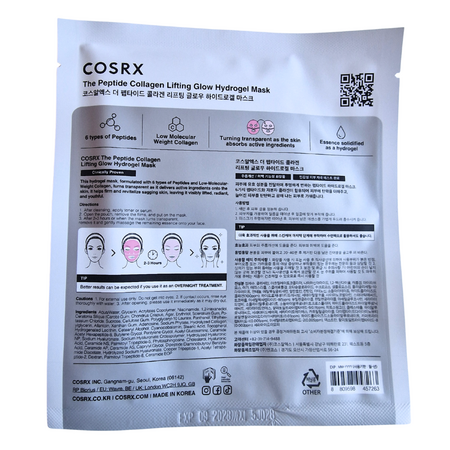 Masca hidrogel cu efect de lifting cu Peptide si Colagen, 34 g, Cosrx 794080