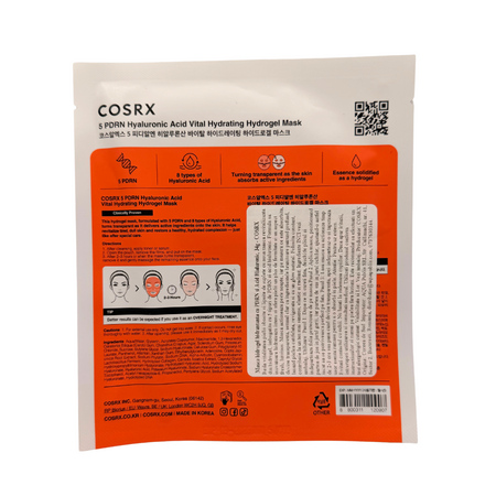 Masca hidrogel hidratanta cu PDRN si acid hialuronic, 34 g, Cosrx 794092