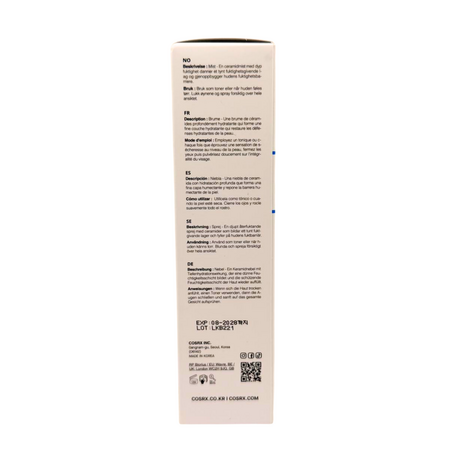 Spray facial hidratant cu ceramide The Ceramide Skin Barrier, 120 ml, Cosrx 794118