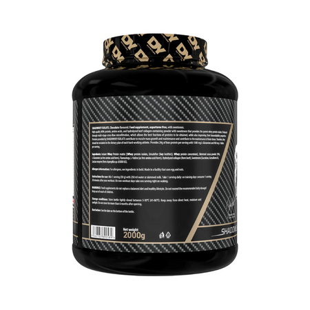 Proteina din zer Shadowhey Isolate, Ciocolata, 2000 g, Dy Nutrition 794524