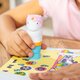 Set de joaca cu autocolante si stampila reincarcabila, Unicorn, 3 ani+, Melissa and Doug 794759