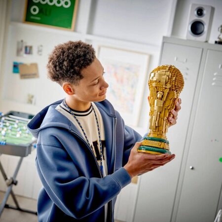 Trofeul oficial al Cupei Mondiale FIFA, 12 ani +, 43020, 2842 piese, Lego 794821